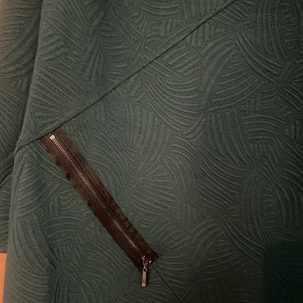 Evans Green Dress Tunic Tilly Textured — image 2 of 3